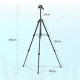 3-х секційний алюмінієвий штатив Precise-150 53-150 мм